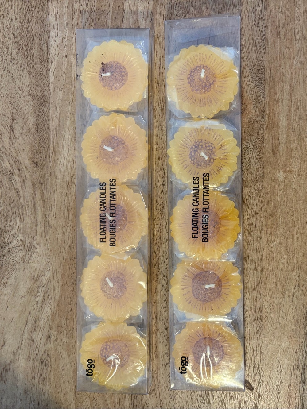 TOGO Sunflower Floating Candles – Set of 10 – Hudson’s Bay